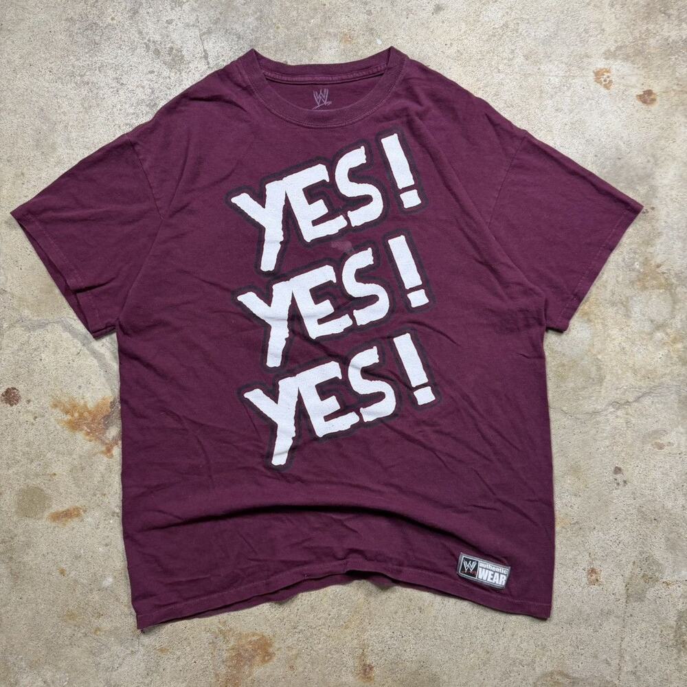 2011 WWE Wrestling Daniel Bryan Yes! Yes! Yes! Shirt Size L